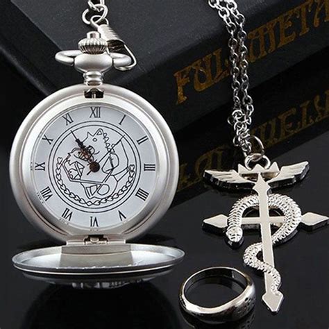 fullmetal alchemist replica pocket watch|fullmetal alchemist brotherhood pocket watch.